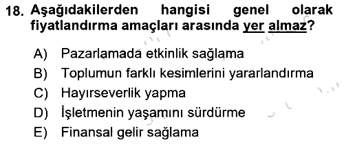 Sporda Sponsorluk 2021-2022 Ara Sınav - 18. soru