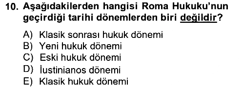 Bizans Tarihi 2012-2013 Dönem Sonu Sınavı - 10. soru