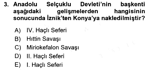 Bizans Tarihi 2017-2018 Dönem Sonu Sınavı - 3. soru