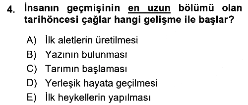 Eski Anadolu Tarihi 2015-2016 Ara Sınav - 4. soru