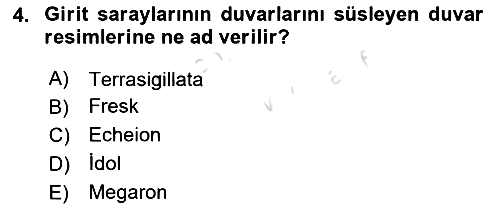Hellen ve Roma Tarihi 2017-2018 Ara Sınav - 4. soru