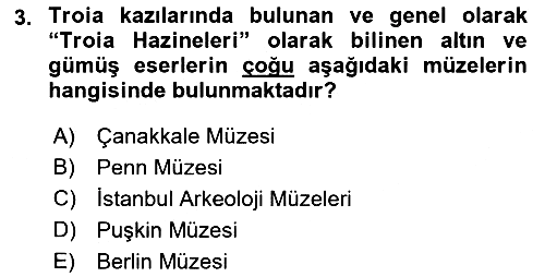 Hellen ve Roma Tarihi 2019-2020 Ara Sınav - 3. soru