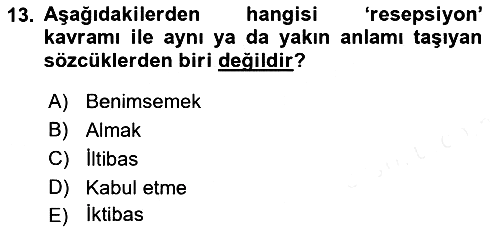 Hukuk Tarihi 2017-2018 3 Ders Sınavı - 13. soru