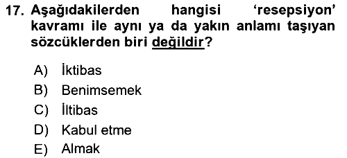 Hukuk Tarihi 2016-2017 Dönem Sonu Sınavı - 17. soru
