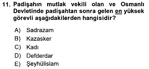 Hukuk Tarihi 2021-2022 Dönem Sonu Sınavı - 11. soru