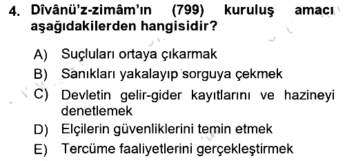 İslam Tarihi ve Medeniyeti 2 2021-2022 Ara Sınav - 4. soru