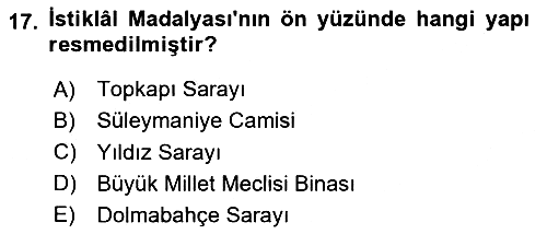Milli Mücadele Tarihi 2023-2024 Dönem Sonu Sınavı - 17. soru