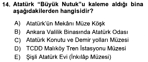 Milli Mücadele Tarihi 2024-2025 Dönem Sonu Sınavı - 14. soru