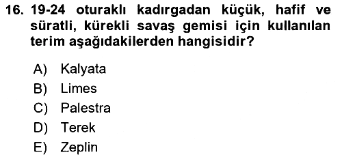 Osmanlı Tarihi (1300-1566) 2020-2021 Yaz Okulu Sınavı - 16. soru