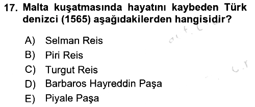 Osmanlı Tarihi (1300-1566) 2021-2022 Yaz Okulu Sınavı - 17. soru