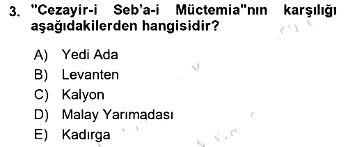 Osmanlı Tarihi (1789-1876) 2021-2022 Yaz Okulu Sınavı - 3. soru