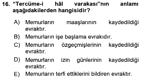 Osmanlı Türkçesi Metinleri 2 2017-2018 Dönem Sonu Sınavı - 16. soru