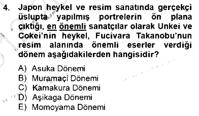 Sanat Tarihi 2012-2013 Dönem Sonu Sınavı - 4. soru