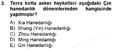 Sanat Tarihi 2013-2014 Tek Ders Sınavı - 3. soru