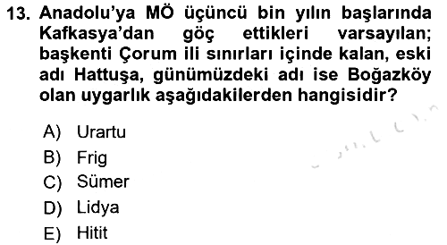 Sanat Tarihi 2022-2023 Yaz Okulu Sınavı - 13. soru
