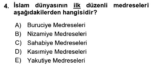 Sanat Tarihi 2025-2026 Dönem Sonu Sınavı - 4. soru