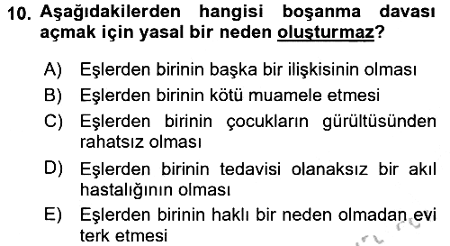 Sosyolojiye Giriş 2016-2017 3 Ders Sınavı - 10. soru