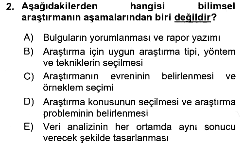 Sosyolojiye Giriş 2017-2018 Dönem Sonu Sınavı - 2. soru
