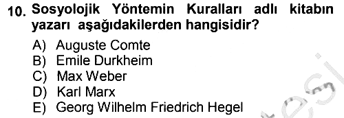 Tarih Metodu 2012-2013 Ara Sınav - 10. soru