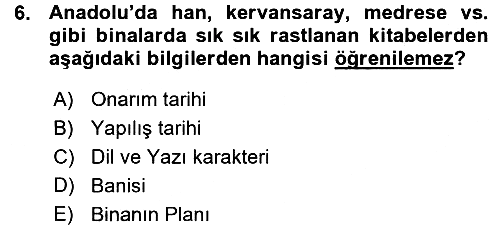 Tarih Metodu 2015-2016 Ara Sınav - 6. soru