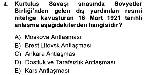 Türkiye Cumhuriyeti İktisat Tarihi 2013-2014 Ara Sınav - 4. soru