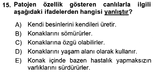 Balık Yetiştiriciliği 2022-2023 Yaz Okulu Sınavı - 15. soru