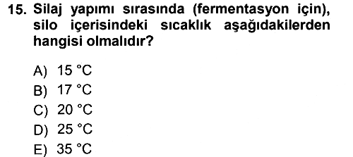 Bitki Su İlişkileri 2012-2013 Ara Sınav - 15. soru