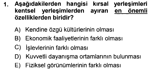 Bitki Su İlişkileri 2014-2015 Dönem Sonu Sınavı - 1. soru