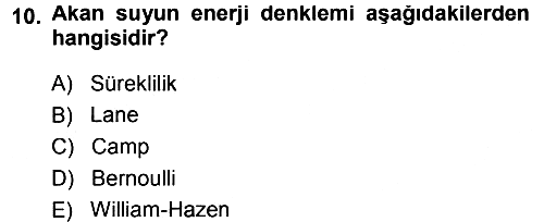 Bitki Su İlişkileri 2013-2014 Tek Ders Sınavı - 10. soru
