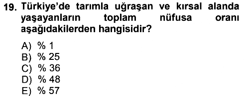 Bitki Su İlişkileri 2013-2014 Tek Ders Sınavı - 19. soru