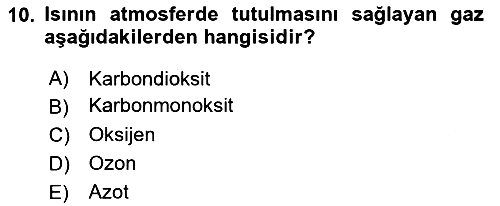 Bitki Su İlişkileri 2021-2022 Yaz Okulu Sınavı - 10. soru