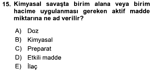 Entomoloji 2016-2017 3 Ders Sınavı - 15. soru