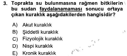 Fitopatoloji 2016-2017 3 Ders Sınavı - 3. soru