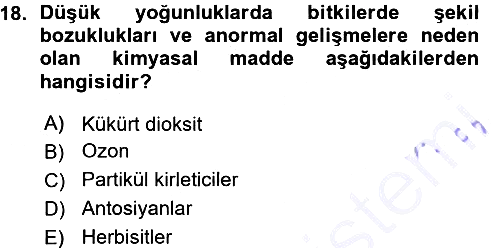 Fitopatoloji 2015-2016 Ara Sınav - 18. soru