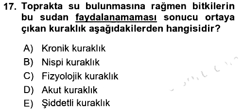 Fitopatoloji 2016-2017 Ara Sınav - 17. soru