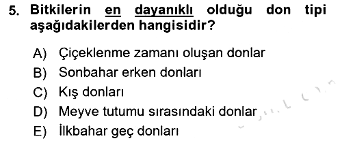 Fitopatoloji 2021-2022 Dönem Sonu Sınavı - 5. soru