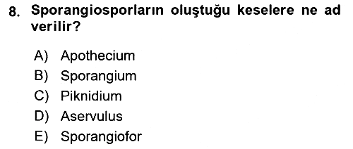 Fitopatoloji 2021-2022 Dönem Sonu Sınavı - 8. soru