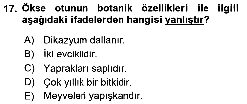 Fitopatoloji 2025-2026 Dönem Sonu Sınavı - 17. soru
