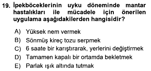 Hayvan Yetiştirme 2025-2026 Dönem Sonu Sınavı - 19. soru