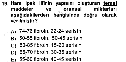 Hayvan Yetiştirme 2013-2014 Tek Ders Sınavı - 19. soru