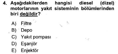 Tarım Alet ve Makinaları 2015-2016 Dönem Sonu Sınavı - 4. soru