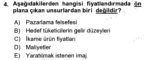 Tarım Ekonomisi 2016-2017 Dönem Sonu Sınavı - 4. soru