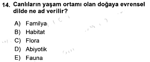 Tarım Ekonomisi 2021-2022 Dönem Sonu Sınavı - 14. soru