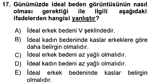 Sağlık Psikolojisi 2023-2024 Ara Sınav - 17. soru