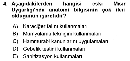 Sağlık Psikolojisi 2025-2026 Ara Sınav - 4. soru