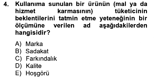 Destinasyon Yönetimi 2012-2013 Dönem Sonu Sınavı - 4. soru