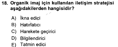 Destinasyon Yönetimi 2016-2017 Dönem Sonu Sınavı - 18. soru