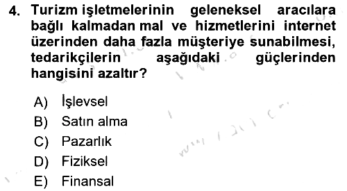 Dijital Turizm 2021-2022 Ara Sınav - 4. soru