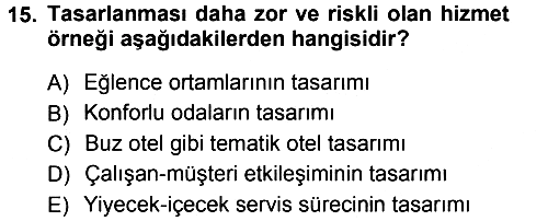 Hizmet Tasarımı 2012-2013 Ara Sınav - 15. soru