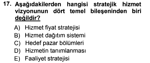 Hizmet Tasarımı 2012-2013 Ara Sınav - 17. soru